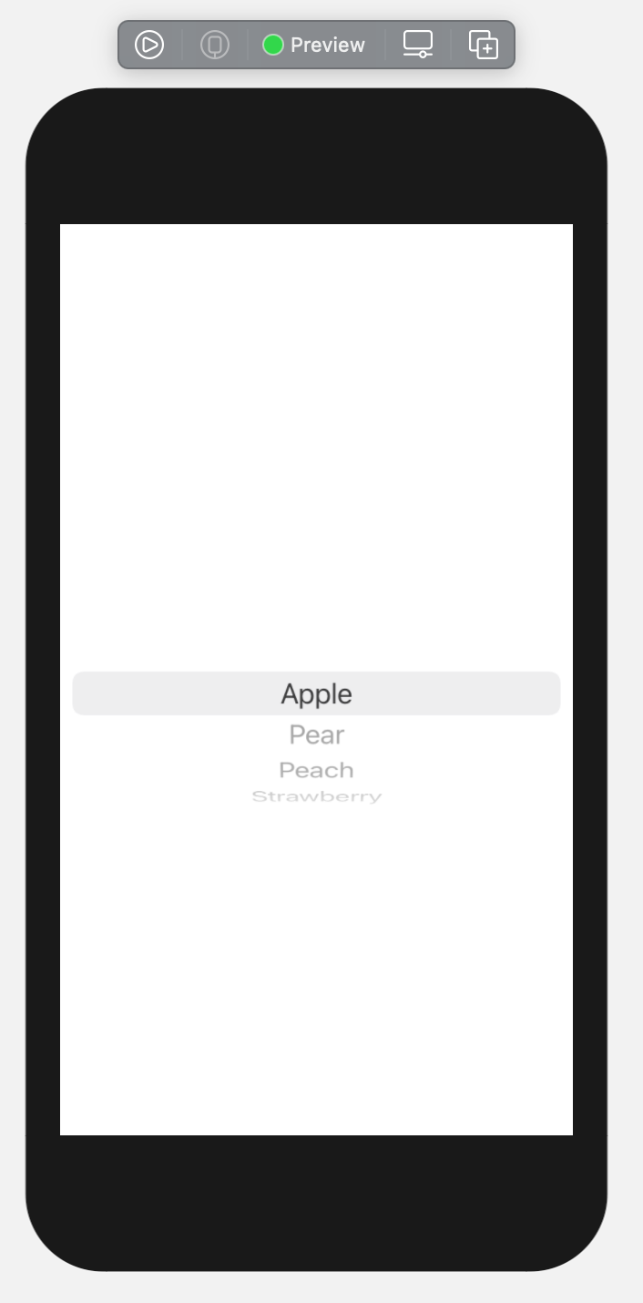Pickerの表示例